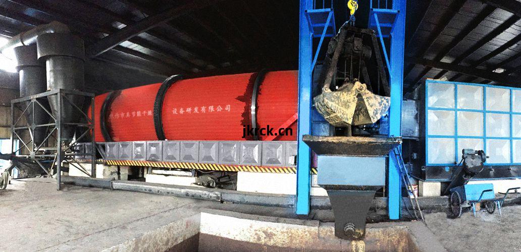 真節能豆(dou)腐(fu)渣烘(hong)幹機現(xian)場