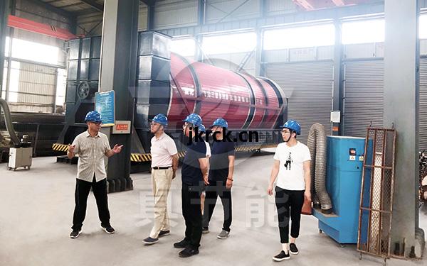 土豆澱粉渣烘幹(gan)機廠(chang)家考察