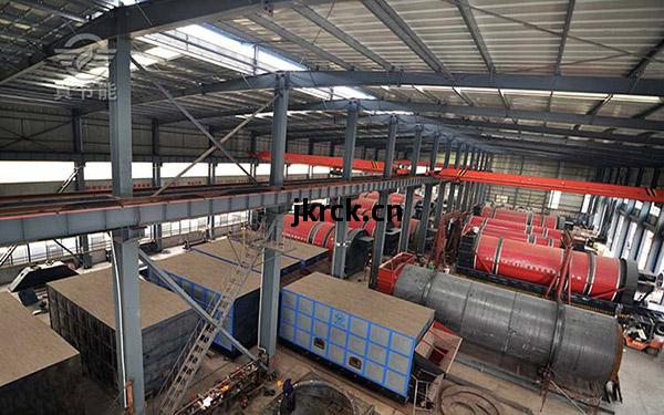 木薯(shu)渣烘幹機生產車(che)間