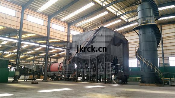 紅薯渣(zha)烘幹(gan)設(she)備(bei)運(yun)行現場(chang)