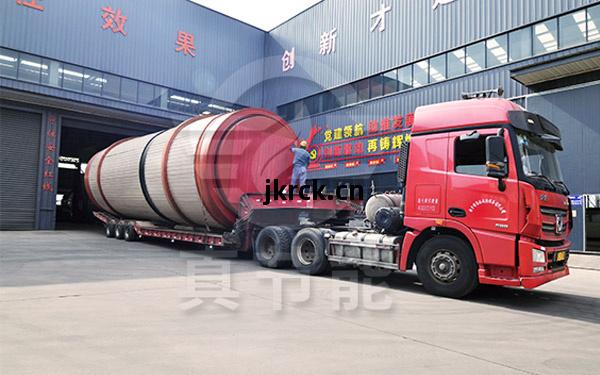 活性飼(si)料(liao)烘(hong)幹(gan)機(ji)準備(bei)發貨(huo)