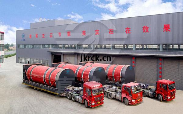 澱(dian)粉渣(zha)烘幹機(ji)發貨現(xian)場