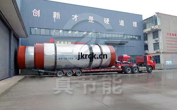 果(guo)渣烘幹機發(fa)貨(huo)運輸(shu)