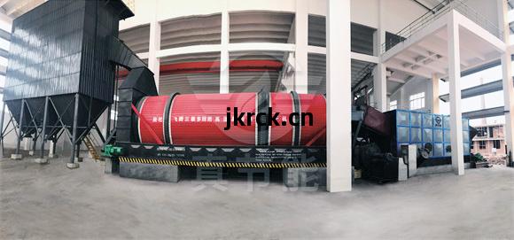 豆渣(zha)烘(hong)幹設備現(xian)場(chang)安(an)裝