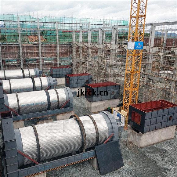 豆(dou)腐(fu)渣烘(hong)幹(gan)設(she)備安裝現(xian)場(chang)