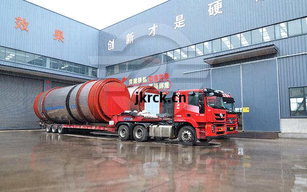 真節能澱(dian)粉渣烘(hong)幹(gan)機運輸(shu)