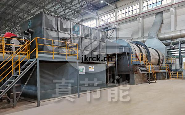 真節能酒(jiu)糟(zao)烘(hong)幹(gan)設備(bei)現場