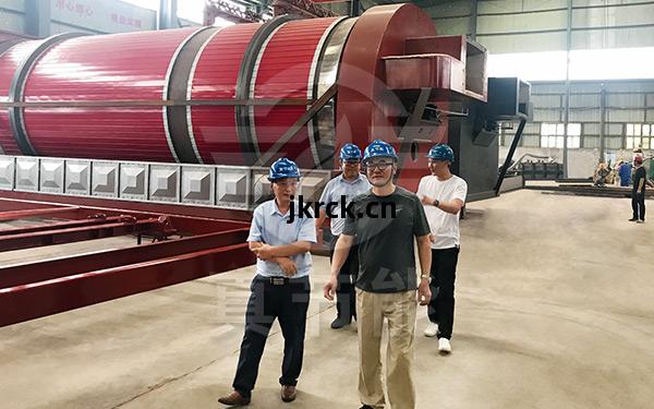 酒(jiu)糟(zao)烘幹設備(bei)考(kao)察訪(fang)問(wen)現場(chang)