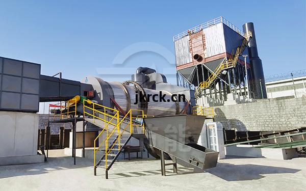 紅(hong)薯渣(zha)烘(hong)幹(gan)機運行(xing)現場