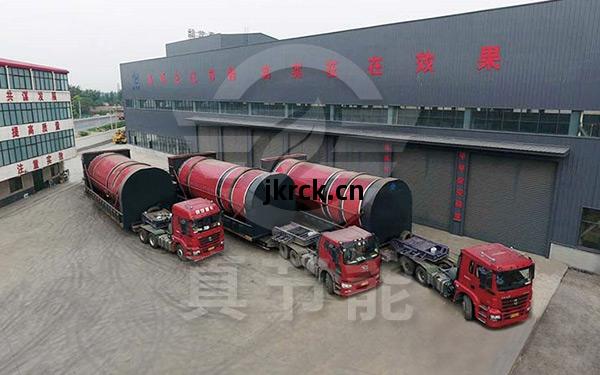 棕櫚粕(po)烘(hong)幹機運(yun)輸(shu)現場